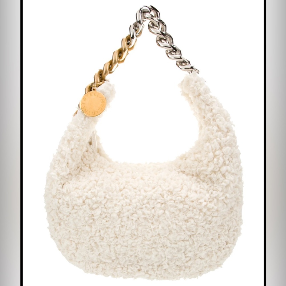 Stella McCartney Shearling Hobo bag